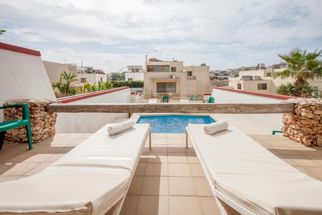 Pool And Sea Merill Apartments - Happy Rentals Mellieħa Exterior foto