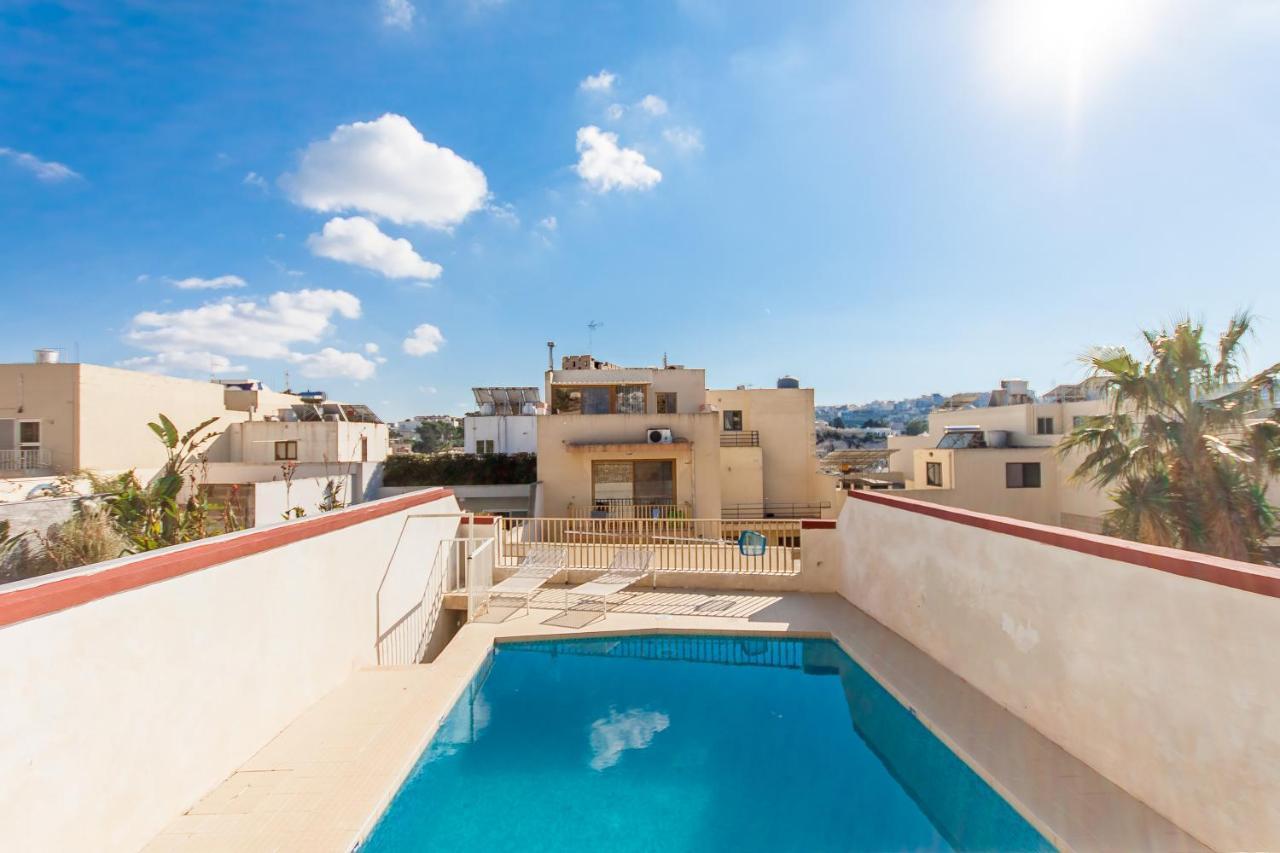 Pool And Sea Merill Apartments - Happy Rentals Mellieħa Exterior foto