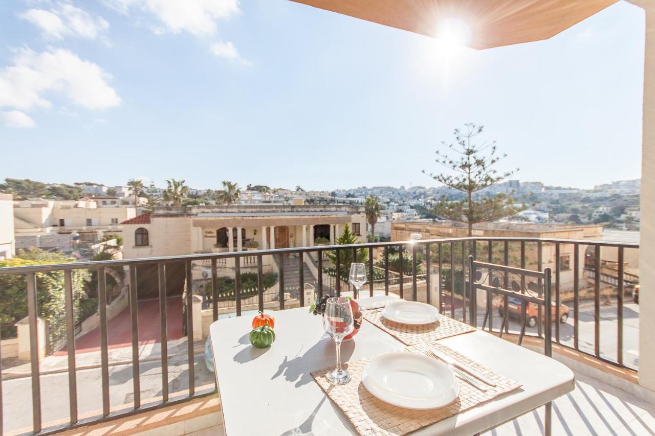 Pool And Sea Merill Apartments - Happy Rentals Mellieħa Exterior foto