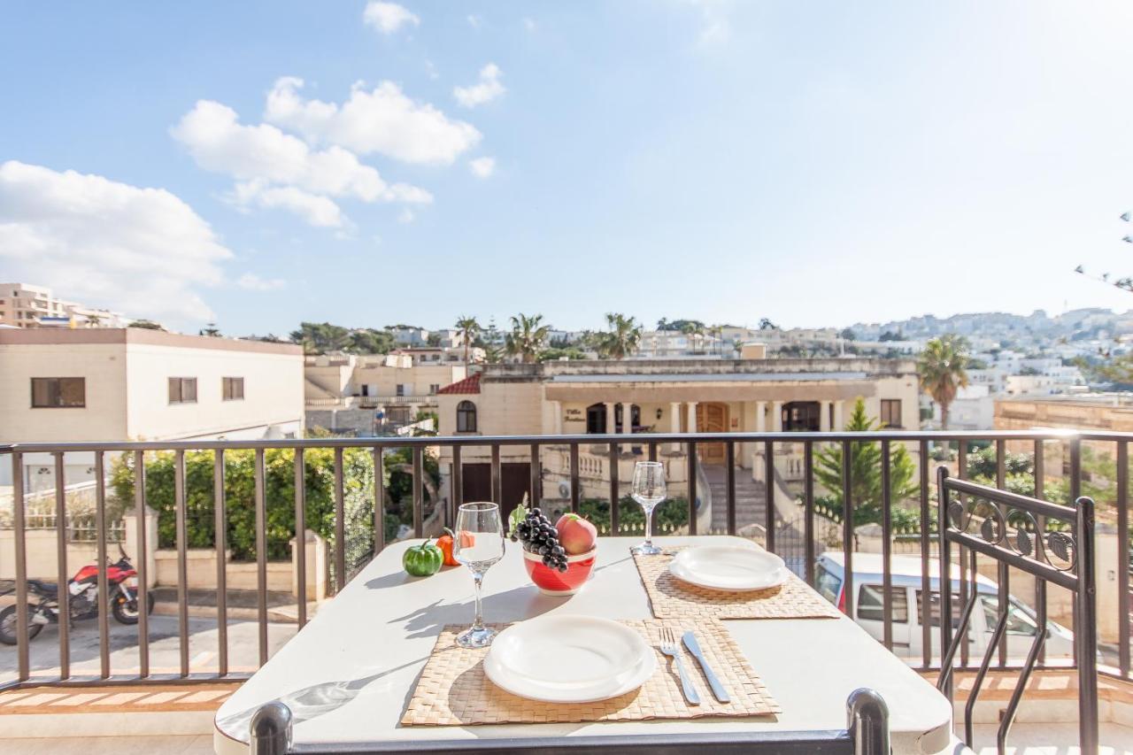 Pool And Sea Merill Apartments - Happy Rentals Mellieħa Exterior foto