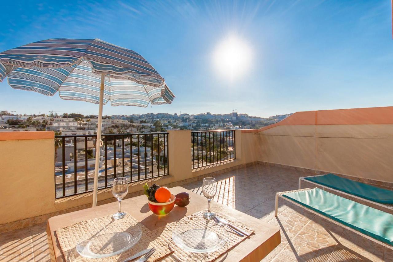 Pool And Sea Merill Apartments - Happy Rentals Mellieħa Exterior foto